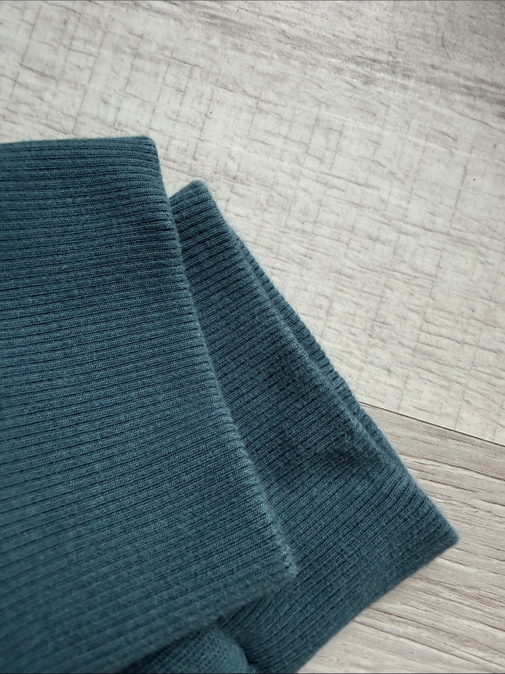 Nation LTD Dark Teal Puff Shoulder Henley Sweatshirt, Size M. - Picture 13 of 13